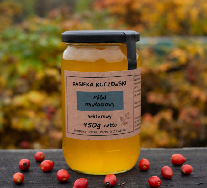Surowy miód Nawłociowy - zbiór 2025